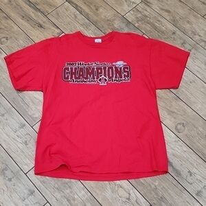 Vintage 2002 Anaheim Angels Mlb World Series Champions T Shirt XLarge """"Read""